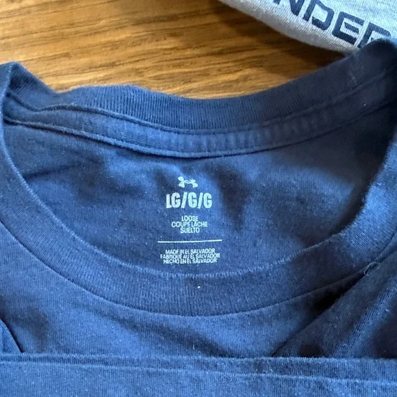 Under Armour USA Men’s Graphic Short Sleeve Tee 3-Pack -Black,Navy, Gray Size- L - Picture 4 of 4